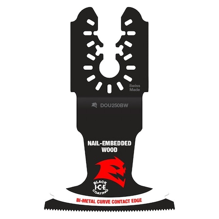 Diablo Diablo 2-1/2 in. W Bi-Metal Curve Contact Edge Oscillating Blade Nail-Embedded Wood 3 pk DOU250BW3